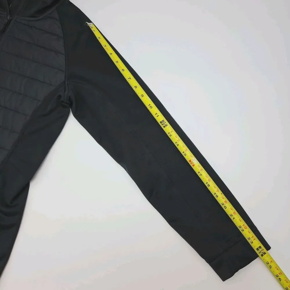 Under Armour Jacket Storm Black Primaloft Hoodie Men Sz Medium Zip Quilted Coat